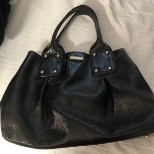 Kate Spade Black Patent Leather Shoulder Bag